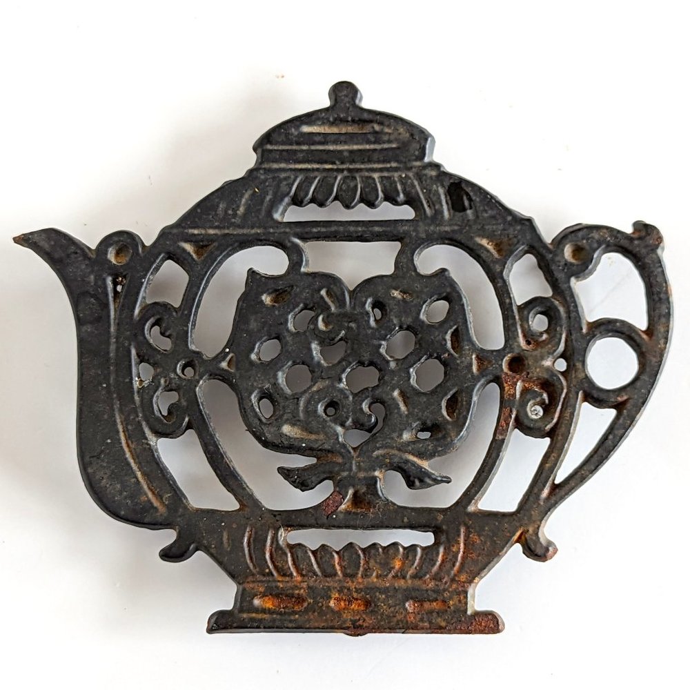 Antique Teapot Trivet ONLY